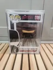 Funko POP! DAREDEVIL MASKED VIGILANTE Black Vinyl Bobble-Head Figure #119 NIB