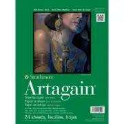 Strathmore Black Artagain Paper Pad 9"X12" 24 Sheets