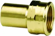 10, VIEGA ProPress Adapter, Bronze, FTG x FNPT, 3/4 In. #78017 new in pack