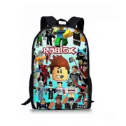 Anxihu Kids Boys Girls Roblox Backpack School Bag Students Rucksack Daypack Gamer Gift A