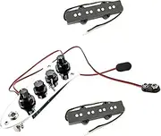 Parliky Electric Bass Pickup 4-string Set Compact Lightweight for Bass Players