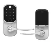 Yale Assure Electronic Door Handle with Touchscreen, Satin Nickel Non-Connect...