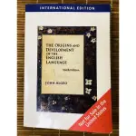 THE ORIGINS AND DEVELOPMENT OF THE ENGLISH LANGUAGE #二手 #價可議