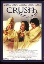 Modern FILM POSTER Postcard: CRUSH (Andie MacDowell, Bill Paterson)