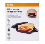 Microwave Toastie Maker Non stick Dishwasher Microwave safe Black