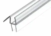 CRL P912WS36 Clear Co-Extruded 36" Bottom Wipe Drip Rail for 1/2" Glass- 10/Box