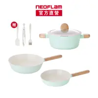 在飛比找momo購物網優惠-【NEOFLAM】momo獨家 韓國製Brote系列3鍋組-