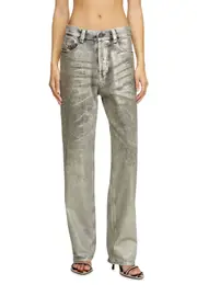 [Diesel] Diesel - Regular Jeans - 1988 D-Ark - Jeans - Woman - Grey 24 Grey