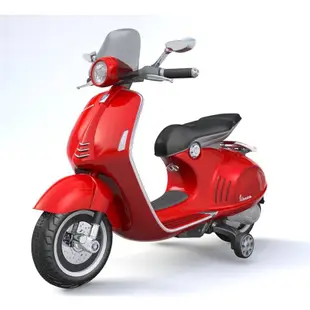 [現貨] Vespa 最新款偉士牌電動玩具車 偉士牌原廠授權 兒童電動玩具車 迷你摩托車 經典復古