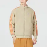 ADIDAS U ESNT JKT HN8728 男女 立領 外套 運動 休閒 羔羊絨 冬季 保暖 舒適 穿搭 卡其