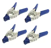 ( 4pc) - 6" inch Heavy Duty Metal Spring Clamps w/ Rubber Tips Tool Large Clips