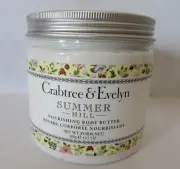 Crabtree & Evelyn Summer Hill Scented Nourishing Body Butter 12.7 oz
