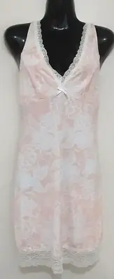 SIZE M WOMEN'S PEACH LACE FLORAL SUMMER PETER ALEXANDER NIGHTIE SLEEPWEAR BNWT