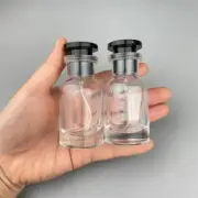 30ml Glass Empty Refillable Perfume Bottle Cylindrical Sub-bottle Travel Portabl