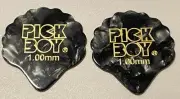 Pickboy #17-Ice Cream Cone Guitar Picks- Prototype-Heavy-Black Pearl-2 Picks