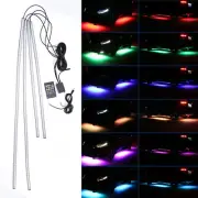 4X8 5050 Color LED Strip Car Tube underglow Underbody System Neon Lights Kit