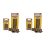 2x 2pc Rosewood Treat n Gnaw 8.5cm Log Hamster Activity Pet Chew Toy NTRL Assort