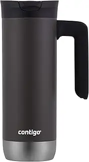 [Contigo] Superior 2.0 Stainless Steel Travel Mug with Handle with SNAPSEAL Lid, 20oz.