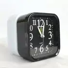 Minimalist Analog Alarm Clock Analogue Clocks Battery Desktop Table Bedside