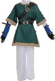 Miccostumes Men's Link Cosplay Costume Green