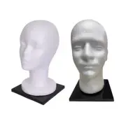 Mannequin Head Stand Model Holder Glasses Hat Display for Salon Headset Hats