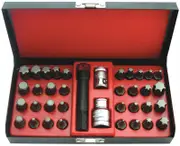 SP Tools SP39610 - 37 Piece Professional Bit Set 3/8" & 1/2" Adaptor