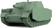 MRY-SFW LF100398 1/100 Military Model Kit German BRUMMBÄR Self-Propelled Anti-Hell Buggy Gun