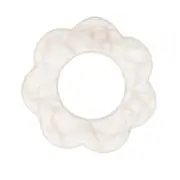 4pc Annabel Trends Napkin Rings Scallop Edge Dining Table Organiser 6cm Pearl