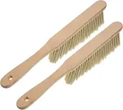 Anneome 2pcs Cleaning and Soft Bristle Brush Air Mattress Blind Cleaner Duster Tool Couch Cleaning Brush Pan Window Cleaning Brush Block Bendable Fan Dryer Vent Cleaning Kit Poplar