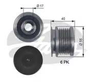 ALTERNATOR PULLEY ​VOLKSWAGEN AMAROK TDI400 2.0L CDCA CDBA ,, Twin-Turbo Diesel (for: Volkswagen)