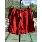 LACOSTE SPOORT COLOURBLOCK TENNIS SHORTS (L) GH314T RED/WHT/BLK 8”