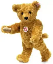 STEIFF EAN 038242 Classic Teddy Bear Golden Blond with Mechanical Head - Mohair