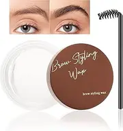 Boobeen Eyebrow Styling Wax, Waterproof Brows Soap Kit, Clear Brow Gel Shaping Definition, Buildable Natural 3D Eye Brow