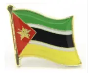 Mozambique Flag Country Pin Lapel Tie Necktie Tack LDS Missionary Statesman Ties