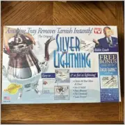NOS Silver Lightning Amazing Tray TeleBrands Robin Leach 1990s