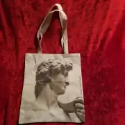 Michelangelo's David Tote Bag from the Accademia Gallery of Florence, Italy