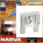 Narva Brand 80 Amps Maxi Blade Type Fuses with White Colour Box of 10