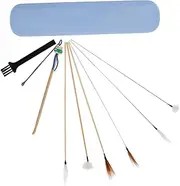 1Set Ear Wax Removal Kit Ear Cleaning Tools Set Portable Picker Safe and Ear Cleaning Wand for Comfortable Ear Care Experience
