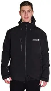 [DEPROC A.C.T.I.V.E] Men's Winterjacke & Doppeljacke Herren Whistler 3in1 Jacket, Anthracite, M
