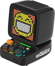 Divoom: Ditoo Pro Retro Pixel Art Bluetooth Speaker - Black