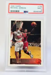 1996 Topps MICHAEL JORDAN #139 -MINT- PSA 9