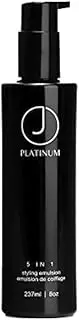 J Beverly Hills Platinum 5 in 1, Styling Emulsion, Leave-in Styling Cream, 8 oz