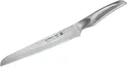 Global Sai Collection Bread Knife, Silver, SAI-05, 9"