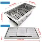 HG Portable Charcoal Grill Balcony Mini Barbecue Grill Home And Outdoor Adjusta
