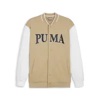 在飛比找Yahoo奇摩購物中心優惠-PUMA 外套 基本系列 SQUAD 卡其白 棒球外套 男 