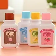 Kasmena 4PCS Milk Bottle Style Correction Tape (Random Color)
