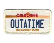 Outta Time Back to Future Morale Patch for VELCRO BRAND Hook Fasteners