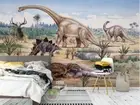 3D Dinosaur Forest Wallpaper Wall Mural Removable Self-adhesive 156