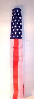 AMERICAN FLAG WINDSOCK banner sock novelty wind socks USA TWIRLING SOX