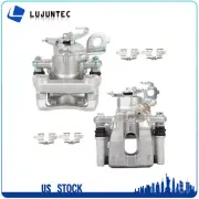 For 2014 15 16 17 18 2019 TOYOTA COROLLA 4WD Pair Rear Brake Calipers w/ Bracket (for: Toyota)